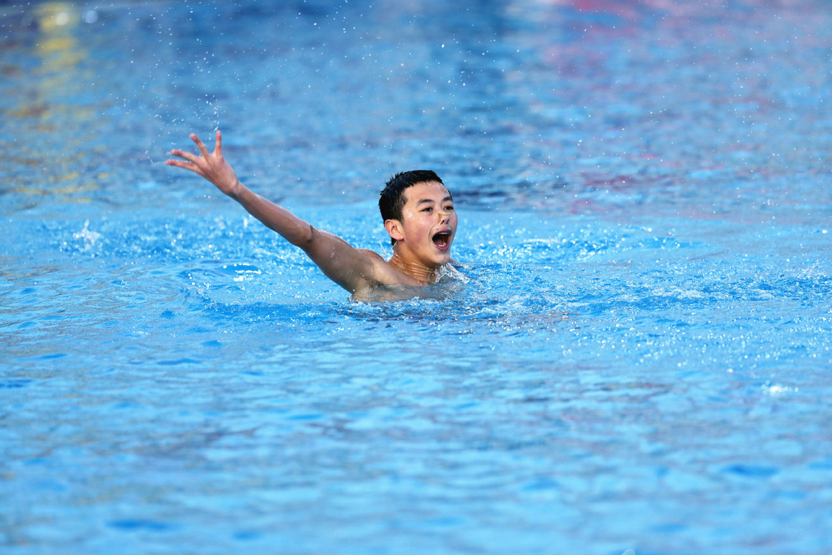 16yearold Chinese Yang Shuncheng wins in Artistic Swimming World Cup