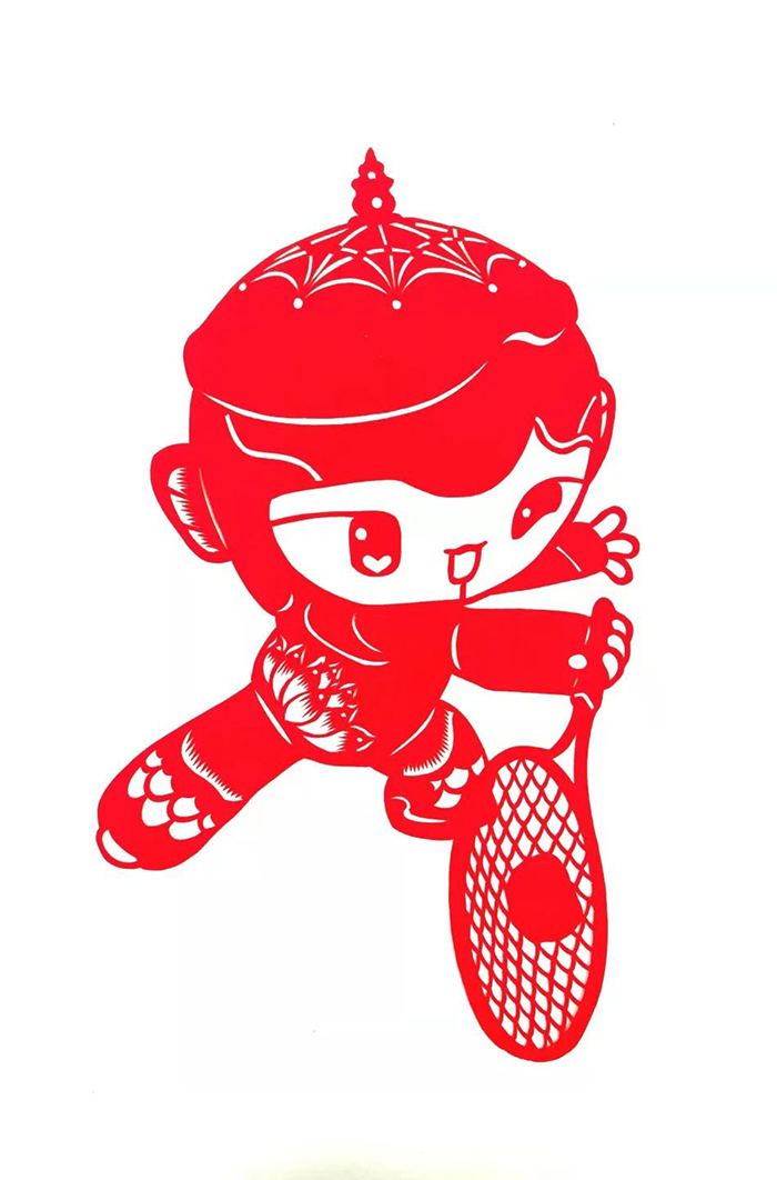 一把剪刀传非遗一张红纸见初心剪出的吉祥物喜欢吗