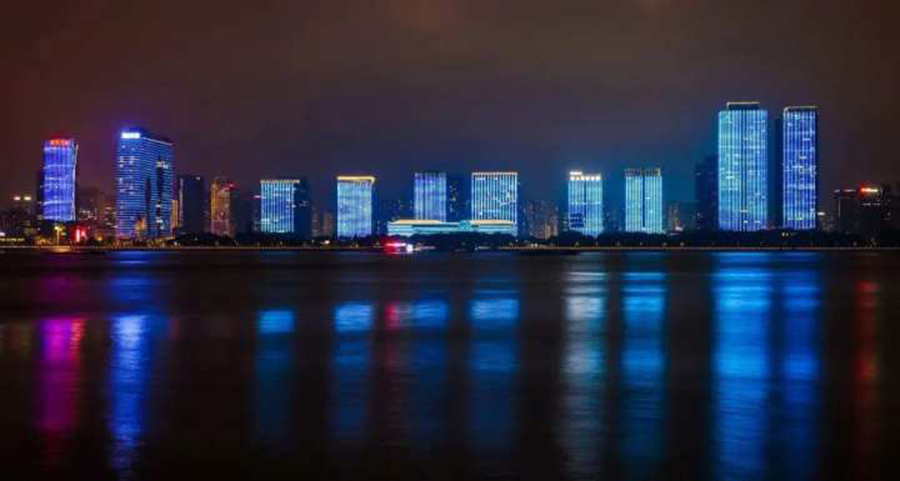滨江夜景 炫丽升级