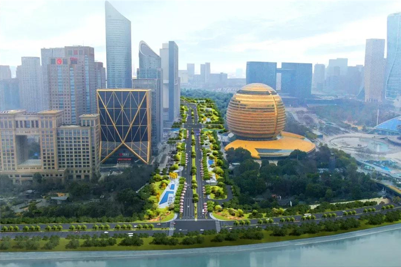 钱江新城二期路网杭州亚运会前将全面成型