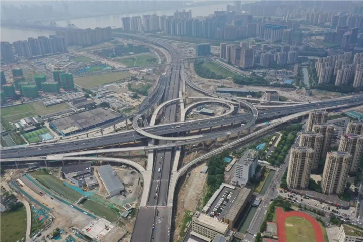 先睹为快!杭州即将新增一条跨江快速路 新钱江二桥快要建成了